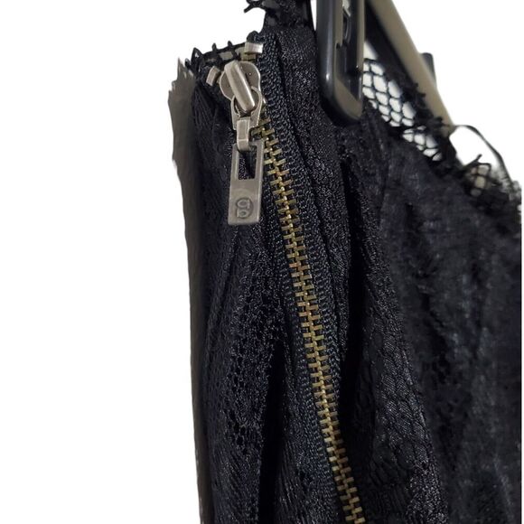 bebe Black Strapless Mini Dress - Picture 6 of 11